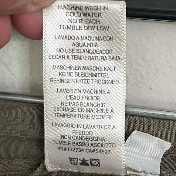 Cloth & Stone Anthropologie Pants Size Medium Pull On Jogger Side Buttons Olive - Picture 11 of 13